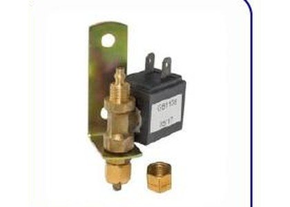 Válvula acionamento buzina a ar 12V com suporte fixação
