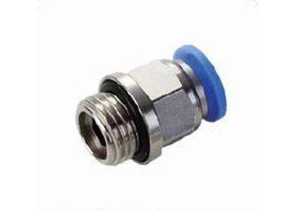 Conector engate rápido tubo PU 6mm x rosca 1/4 BSP