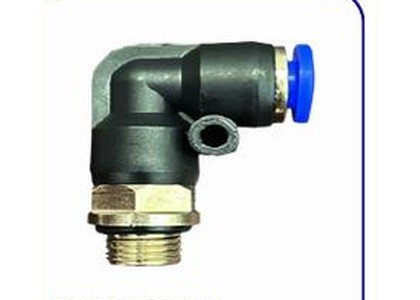 Conexão cotovelo rosca 1/4 BSP tubo 8mm