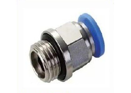 Conector engate rápido tubo PU 6mm x rosca 1/8 BSP