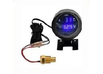 Marcador temperatura automotivo universal 12V/24V
